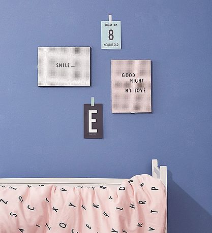Design Letters Tavle - A4 - Pink