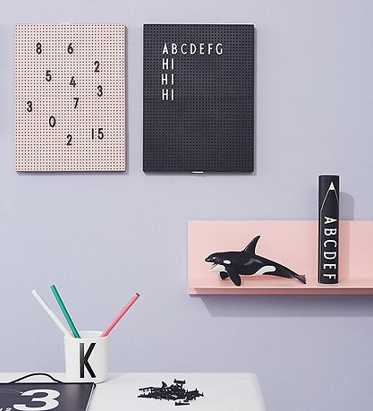Design Letters Tavle - A4 - Pink
