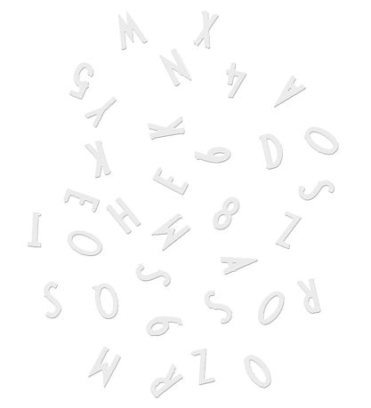 Design Letters Bogstaver - Hvid