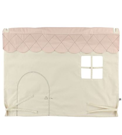 Loullou Dukkehus til Aktivitetsstativ - Rosa/Creme