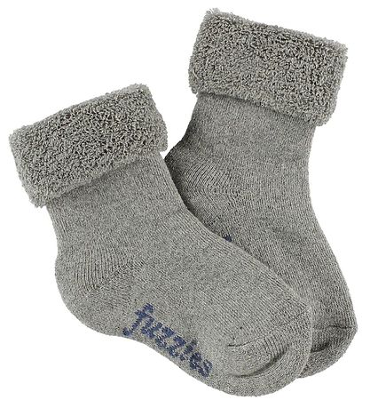 Fuzzies Frotte Strømper - Gråmeleret