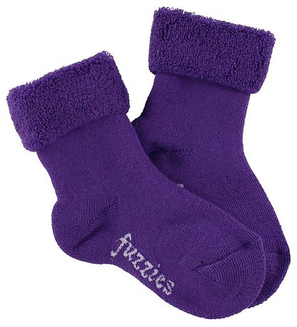 Fuzzies Frotte Strømper - Lilla