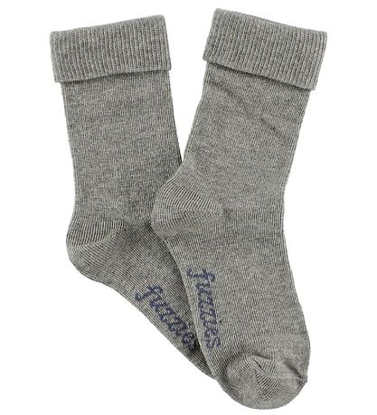 Fuzzies Strømper - Gråmeleret