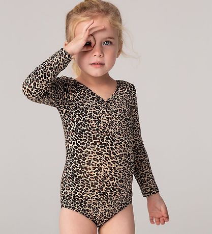 MarMar Gymnastikdragt l/æ - Leo Rika - Brun Leopard