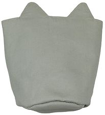 Fabelab Säilytyslaukku - 16x10 - Cuddly Cat - Tummanharmaa