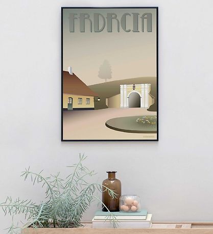 Vissevasse Plakat - 30x40 - Fredericia - Byporten