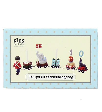 Kids by Friis Lys - 10 stk - 11 cm - Til Fødselsdagstog