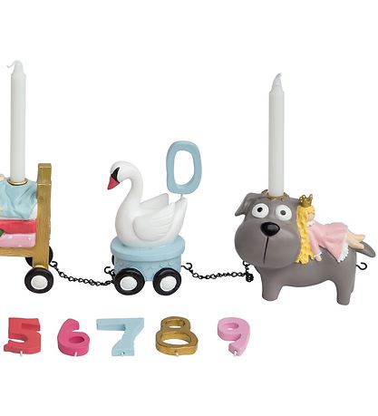 Kids by Friis Fødselsdagstog - 45 cm - Eventyr Pige