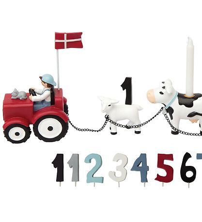 Kids by Friis Fødselsdagstog - 45 cm - Bondegård