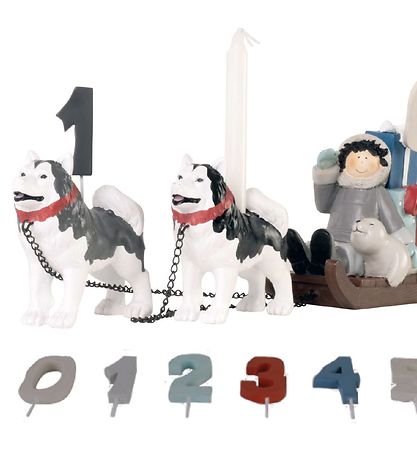 Kids by Friis Fødselsdagstog - 45 cm - Hundeslæde