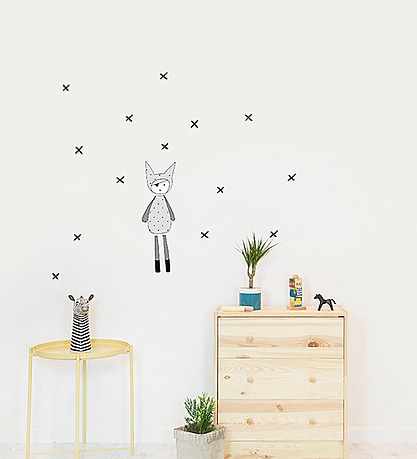 Fabelab Wallstickers - Dreamy Friend Pirate - Grå m. Pirat