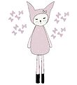Fabelab Wallstickers - Dreamy Friend Bunny - Lys Lilla m. Kanin