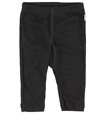 Joha Leggings - Uld/Silke - Sort