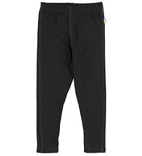 Joha Leggings - Uld/Silke - Sort