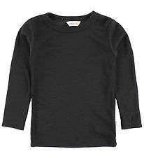 Joha Bluse - Uld/Silke - Sort