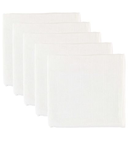 Oopsy Stofbleer - 5-pak - 70x70 - Hvid
