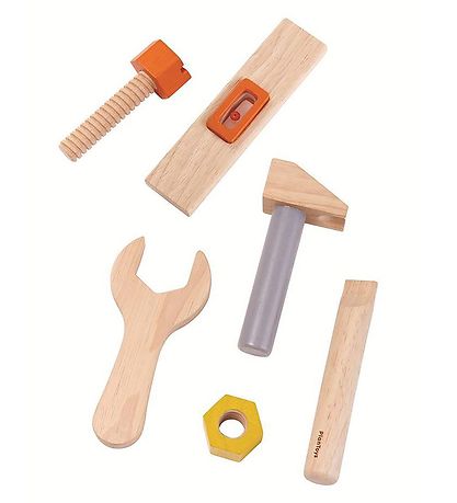 PlanToys Værktøjsbælte m. Værktøj - Træ