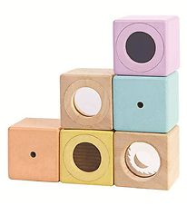 PlanToys Aktivitetsklodser - Pastel