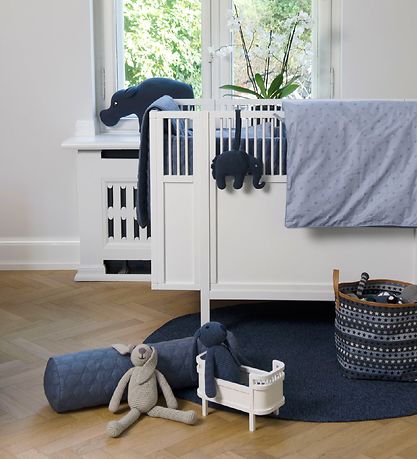 Smallstuff Pude - Flodhest - 30x45 - Navy