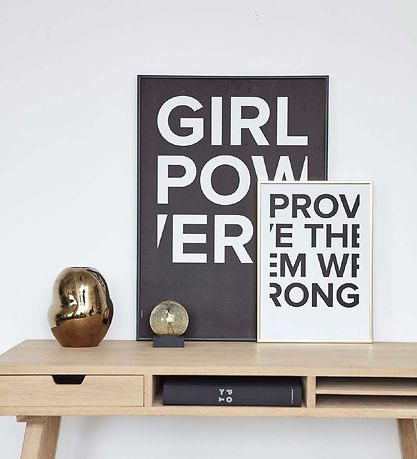 I Love My Type Plakat - A3 - The Powerful Type - Girl Power