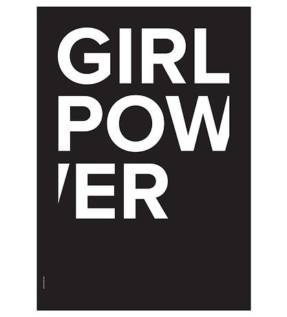 I Love My Type Plakat - A3 - The Powerful Type - Girl Power