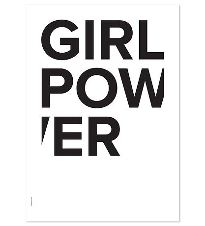 I Love My Type Plakat - A3 - The Powerful Type - Girl Power