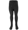 GoBabyGo Non-Slip Tights - Dark Grey Melange