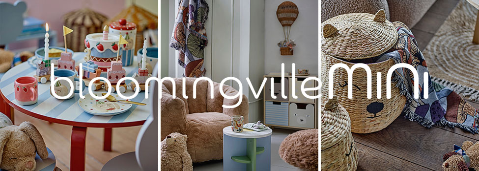Bloomingville legetøj, tæpper og bamser m.m.