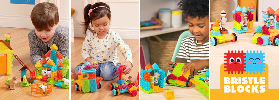 Bristle Blocks byggelegetøj