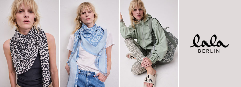 Lala Berlin tørklæder, tasker m.m.