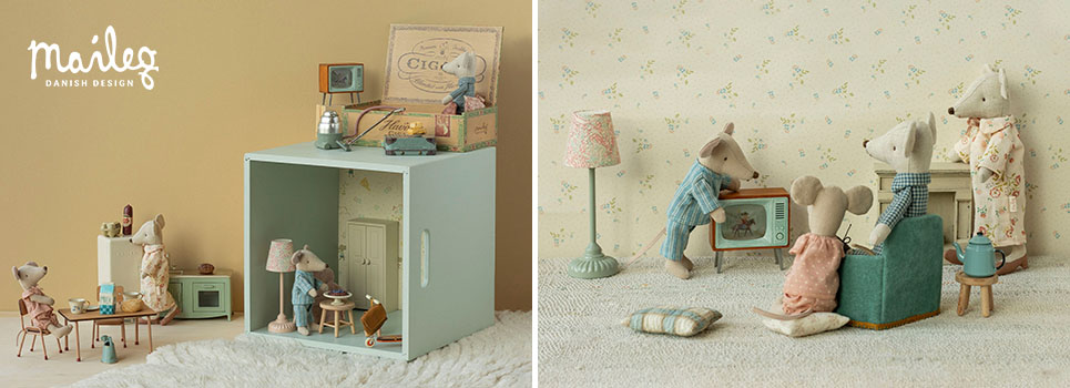 Maileg dukker, dukkehus m.m.