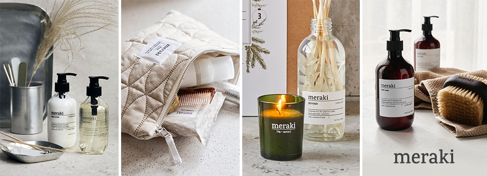 Meraki håndsæber, duftlys m.m.