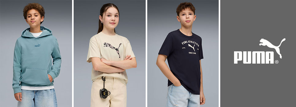 Puma børnetøj og børnesko