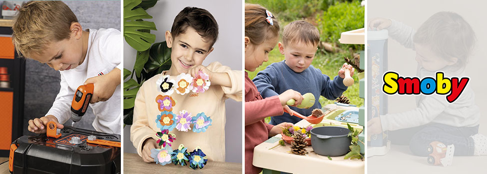 Smoby løbehjule, trækvogne m.m.