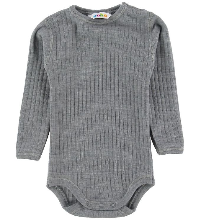 Joha Body Merino Uld Lange Ærmer Grå