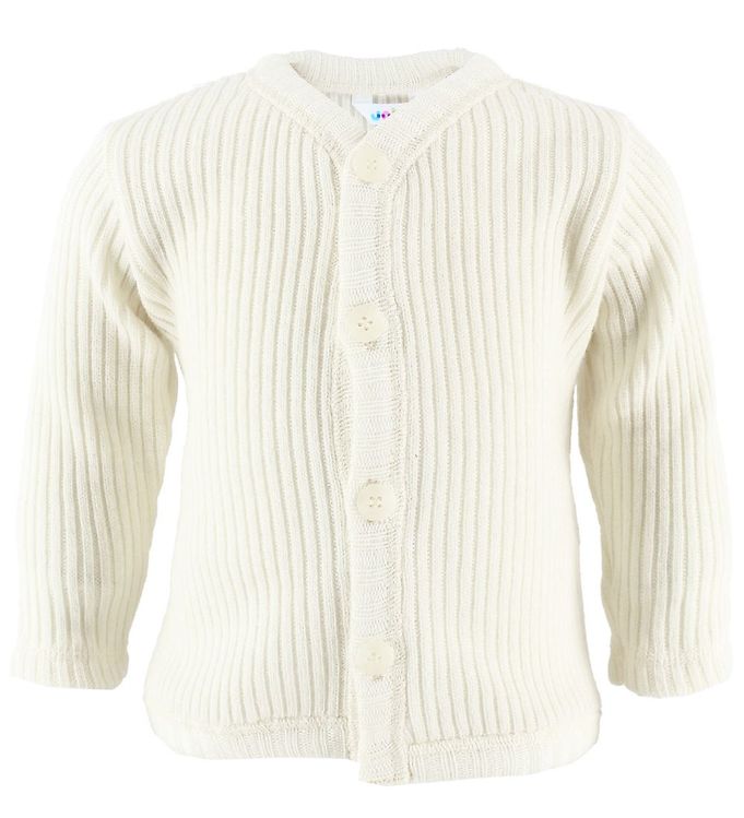 Joha Uld Cardigan Rib - Natur
