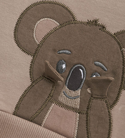 Minymo Sweatshirt - Taupe Gray Minymo Sweatshirt - Taupe Gray