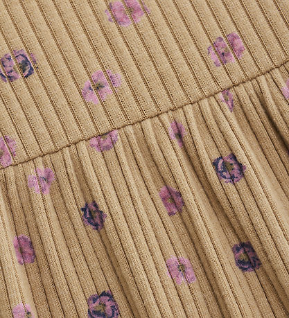 Minymo Kjole - Rib - Tannin m. Roser