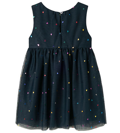 Name It Kjole - NmfVabos - Dark Sapphire m. Hjerter Name It Kjole - NmfVabos - Dark Sapphire m. Hjerter