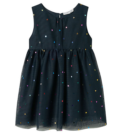 Name It Kjole - NmfVabos - Dark Sapphire m. Hjerter Name It Kjole - NmfVabos - Dark Sapphire m. Hjerter