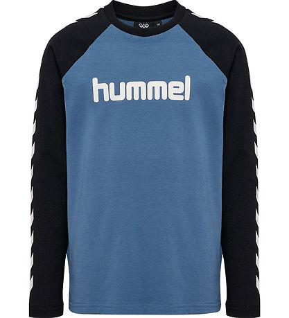 Hummel Bluse - hmlBOYS - Bering Sea/Black
