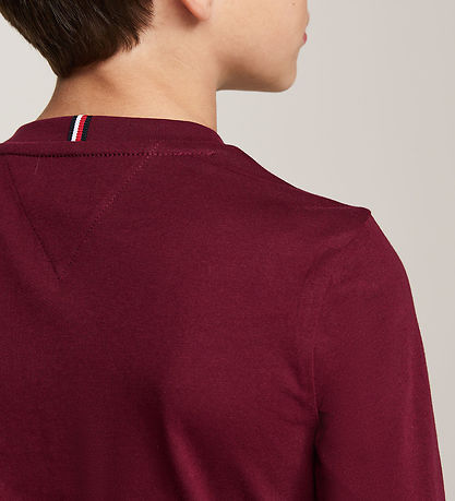 Tommy Hilfiger Bluse - U Essential - Deep Rouge Tommy Hilfiger Bluse - U Essential - Deep Rouge