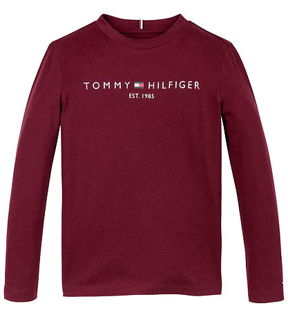 Tommy Hilfiger Bluse - U Essential - Deep Rouge Tommy Hilfiger Bluse - U Essential - Deep Rouge