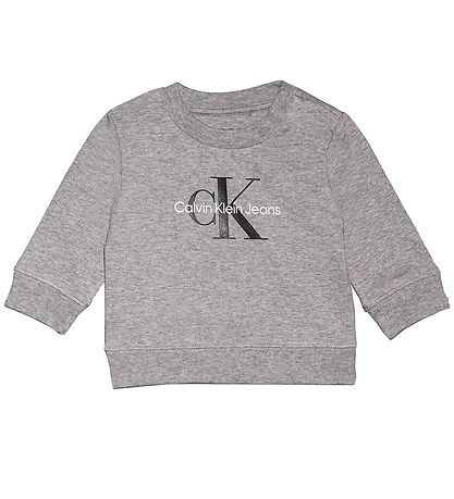 Calvin Klein Sweatsæt - Monogram - Grey Heather