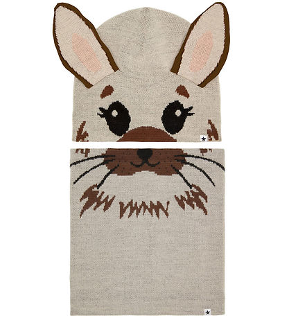 Molo Hue m. Tube - Uld/Akryl - Kleo - Crystal Gray Molo Hue m. Tube - Uld/Akryl - Kleo - Crystal Gray