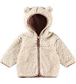 Molo Fleecejakke - Teddy - Ummi - White Noise Molo Fleecejakke - Teddy - Ummi - White Noise