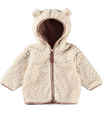 Molo Fleecejakke - Teddy - Ummi - White Noise