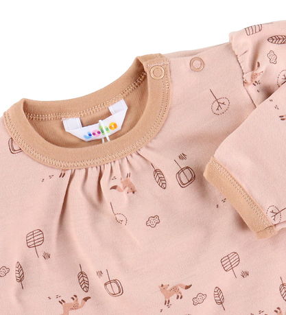 Joha Bluse - Uld/Bomuld - Fersken Joha Bluse - Uld/Bomuld - Fersken