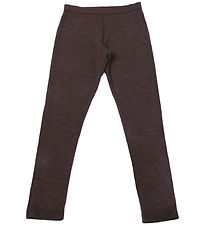 Joha Leggings - Uld - Mørk Brun Joha Leggings - Uld - Mørk Brun