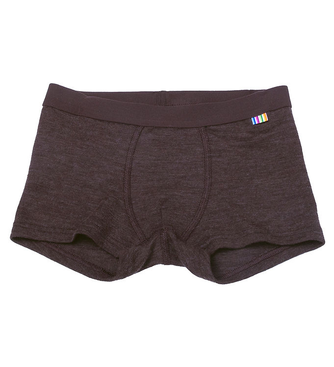 Joha Boxershorts Uld - Mørk Brun